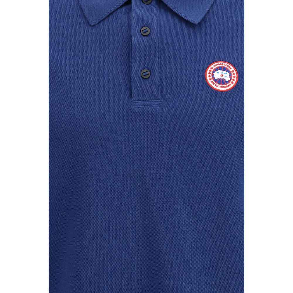 Canada Goose Blue Cotton Polo Shirt