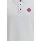 Canada Goose White Cotton Polo Shirt