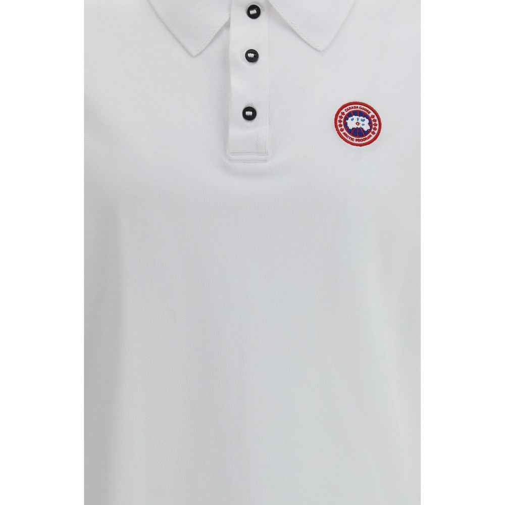 Canada Goose White Cotton Polo Shirt