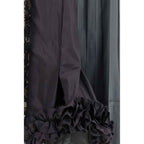 Prada Multicolor Silk Midi Skirt