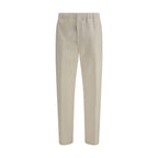 Lardini Beige Cotton Casual Pants