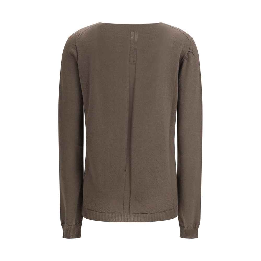 Rick Owens Gray Wool Oves Aries Sweatshirt