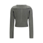 Rick Owens Bicolor Wool Oves Aries Sweatshirt