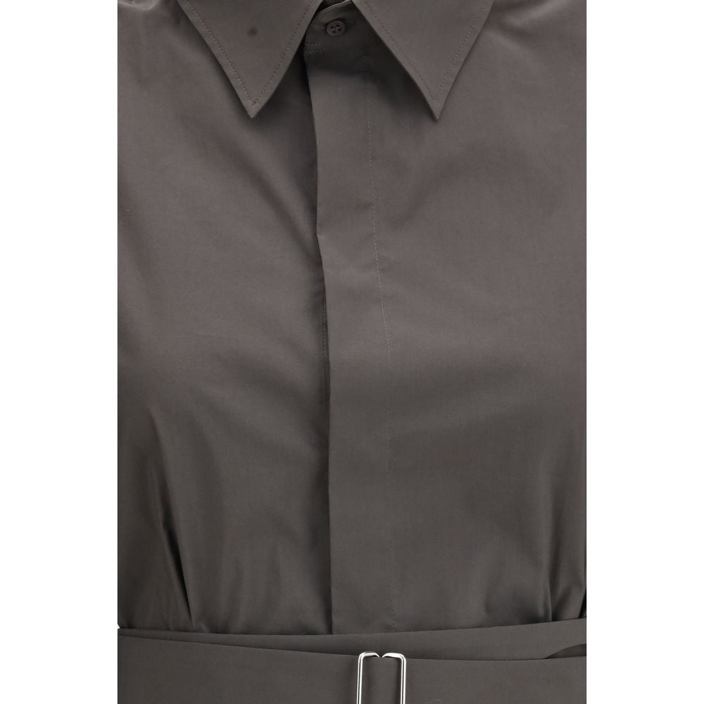 SA SU PHI Gray Cotton Shortsleeve Shirt