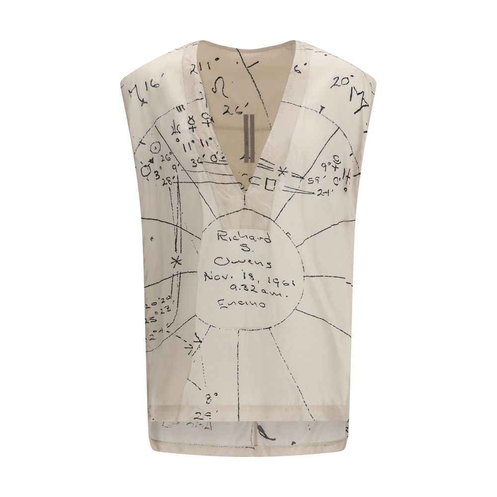 Rick Owens Beige Viscose Shirt