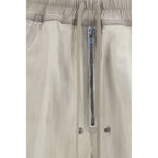 Rick Owens White Cotton Casual Pants