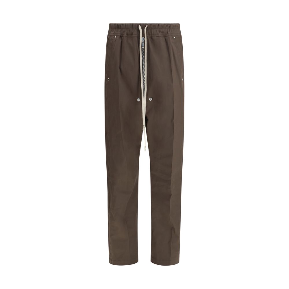 Rick Owens Brown Cotton Cargo Pants
