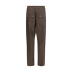 Rick Owens Brown Cotton Cargo Pants