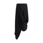 Maison Margiela Black Copper Midi Skirt