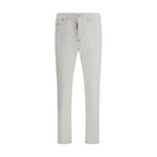 Dsquared² White Cotton Jeans Denim