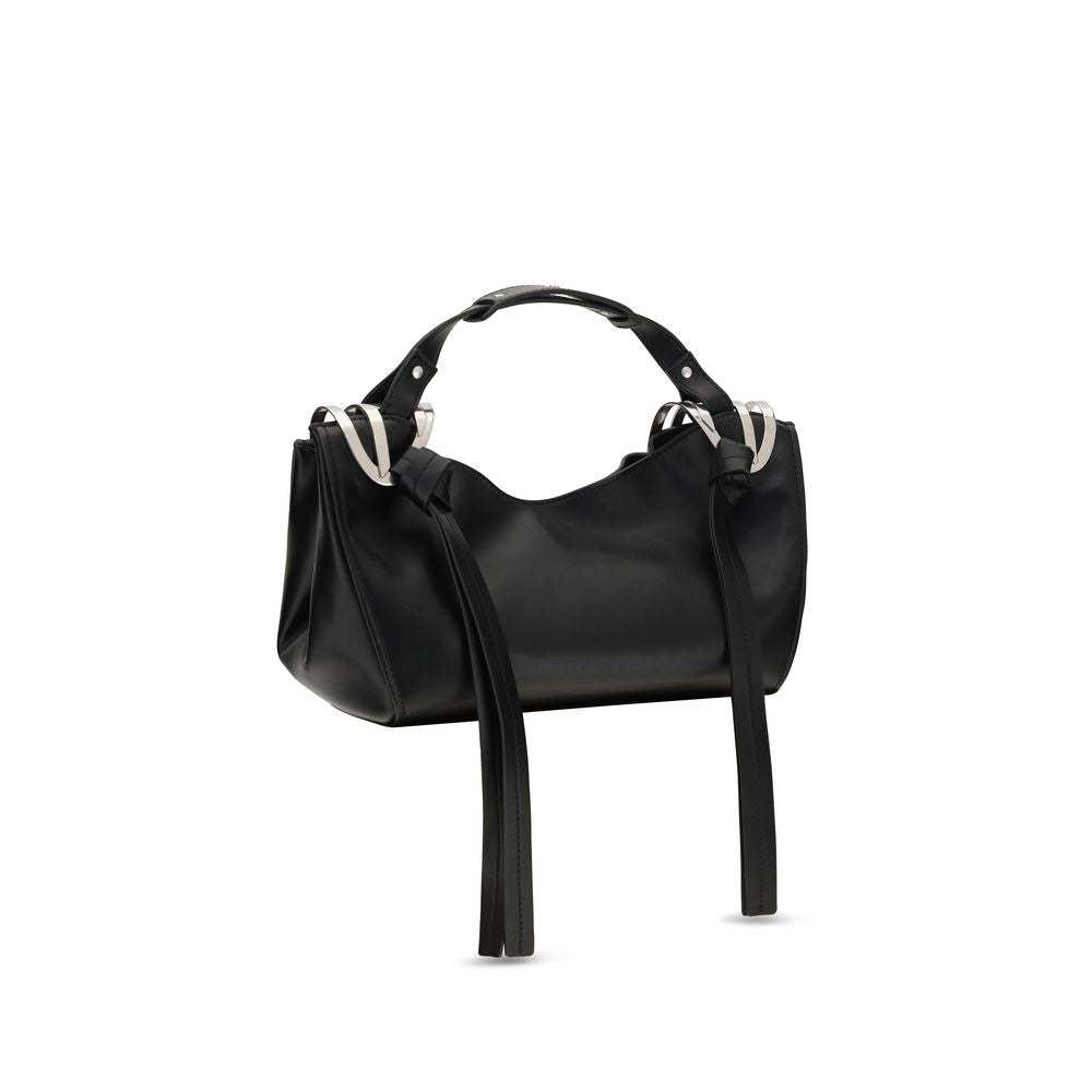 Diesel Black Calf Leather Bos Taurus Handbag
