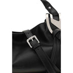 Diesel Black Calf Leather Bos Taurus Handbag