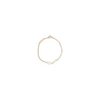 Saint Laurent Gold Metal Bracelet