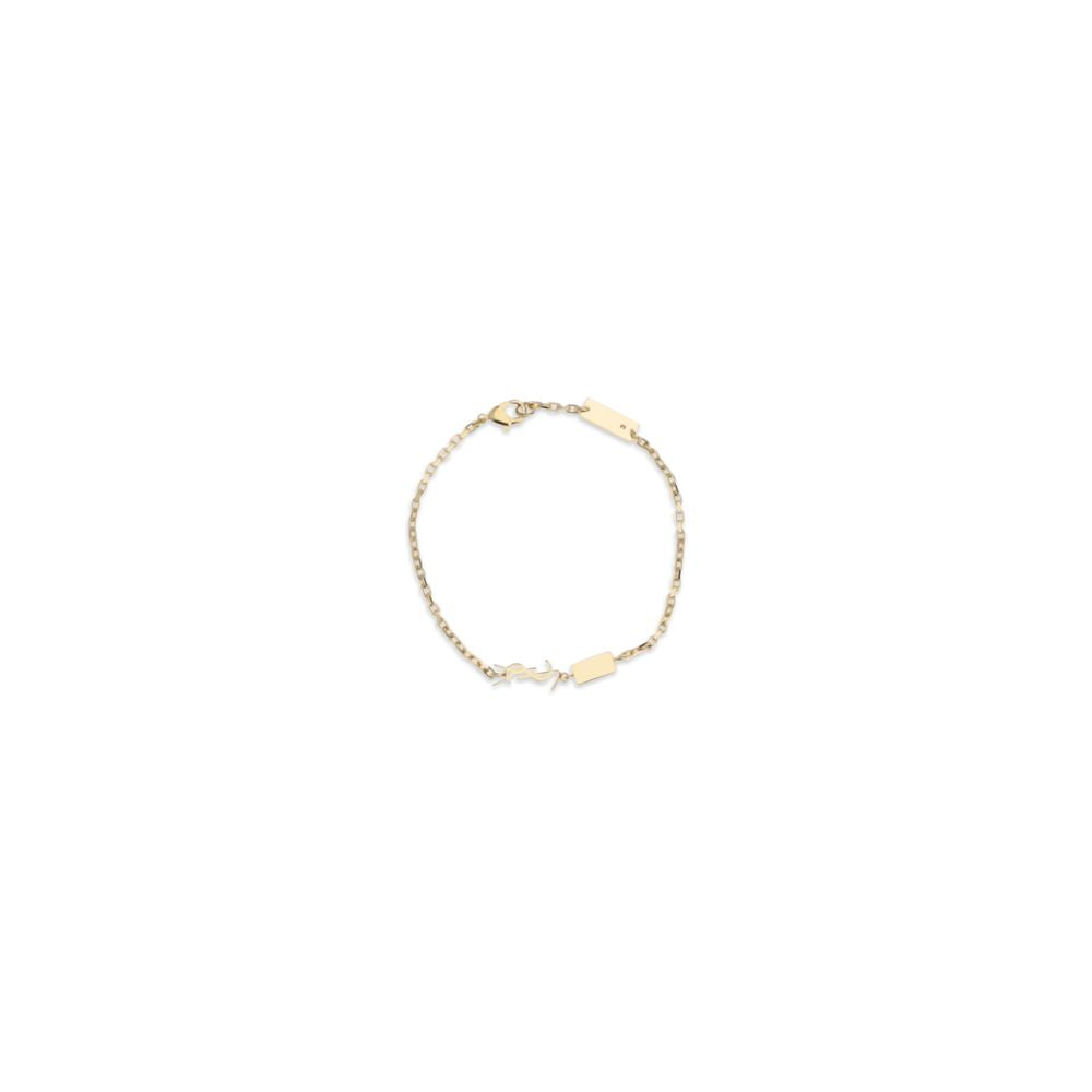 Saint Laurent Gold Metal Bracelet