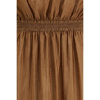 Saint Laurent Beige Polyester Casual Dress