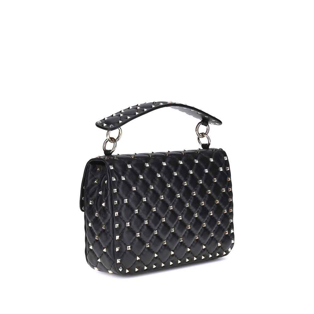 Valentino Garavani Black Lamb Ovis Aries Aries Shoulder Bag