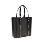 Valentino Garavani Black Calf Leather Bos Taurus Shoulder Bag