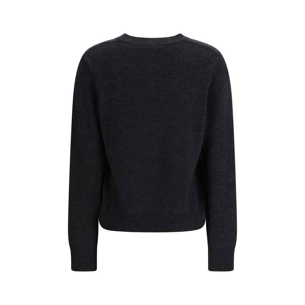 Ganni Gray Wool Oves Aries Sweatshirt