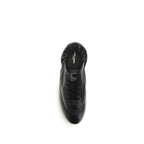 Saint Laurent Black Calf Leather Bos Taurus Athletic Sneakers
