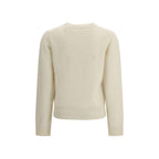 Ganni Beige Wool Oves Aries Sweatshirt