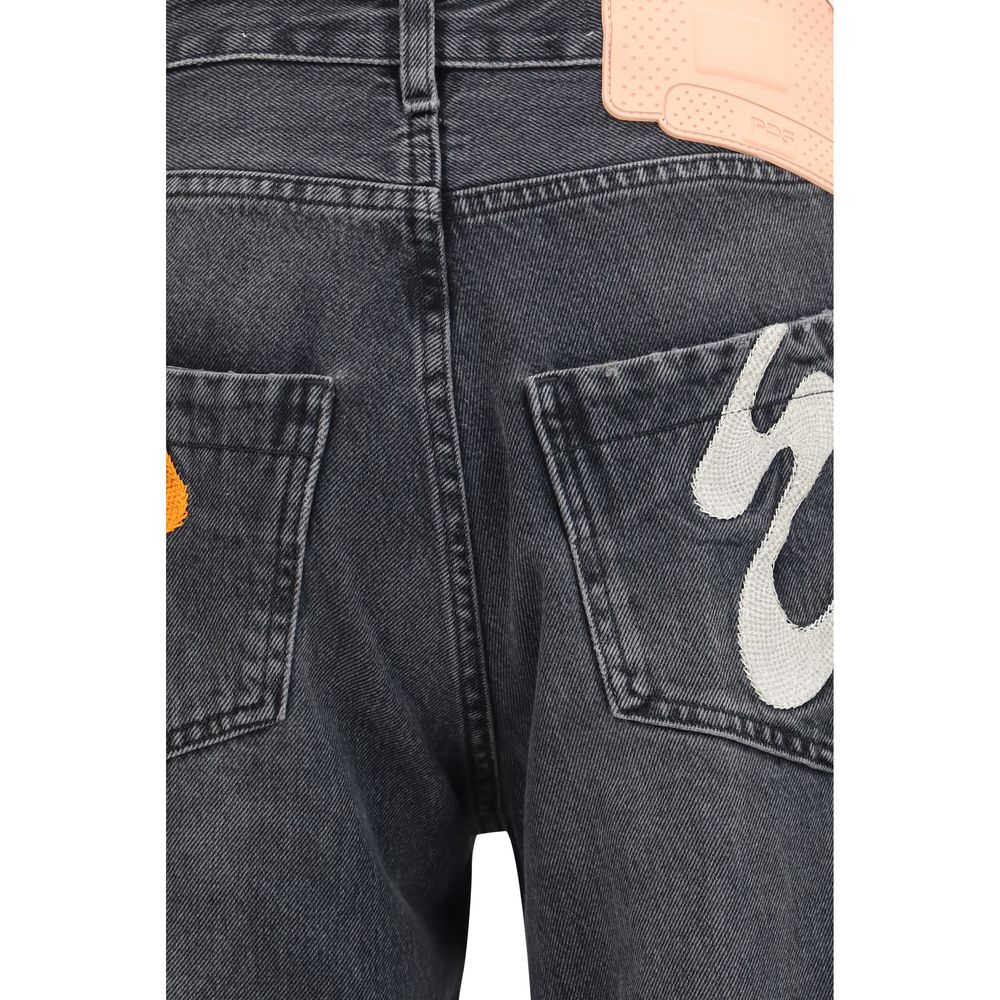 PDF Channel Gray Cotton Jeans Denim