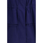 Fendi Blue Cotton Parka