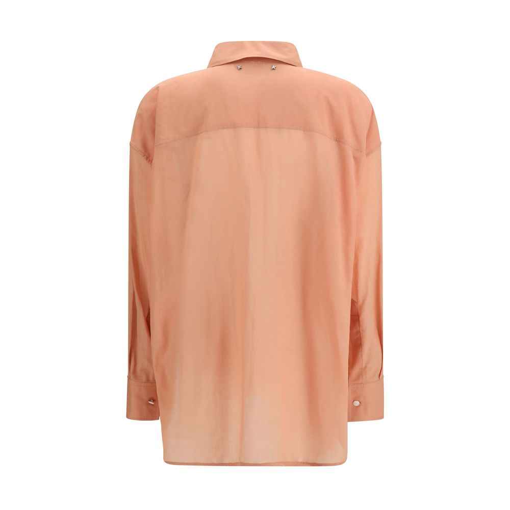 Golden Goose Brown Cotton Shirt