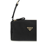 Prada Black Silk Shoulder Bag