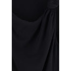 PINKO Black Cotton Sleeveles T-Shirt