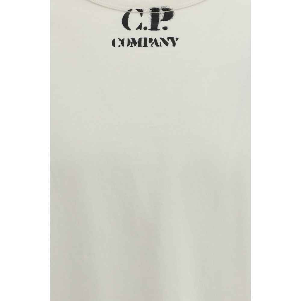 C.P. Company White Cotton T-Shirt
