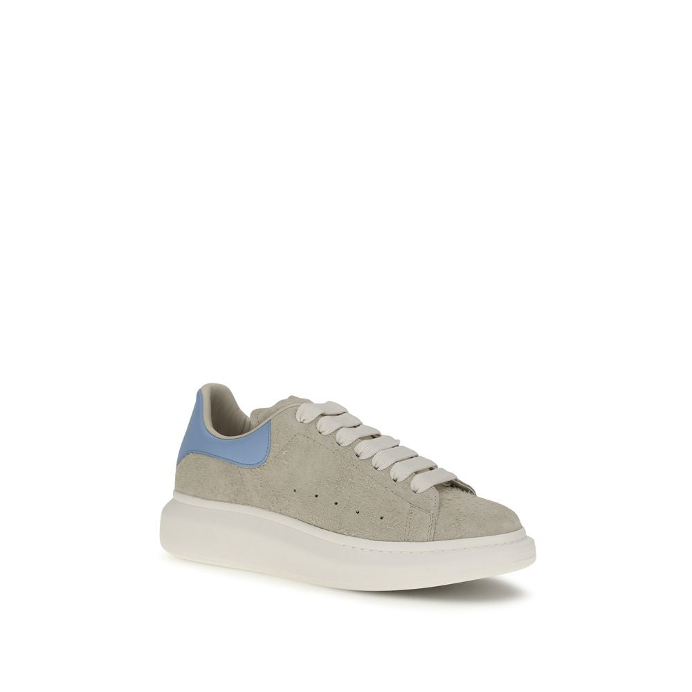 Alexander McQueen Beige Calf Leather Bos Taurus Chunky Sneakers