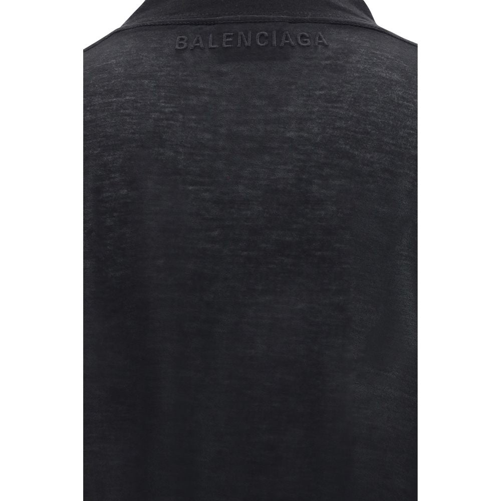 Balenciaga Black Cotton Casual Dress