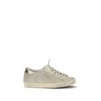 Golden Goose Beige Calf Leather Bos Taurus Low Top Sneakers
