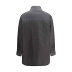 Prada Gray Recycled Polyamide Shell Jacket