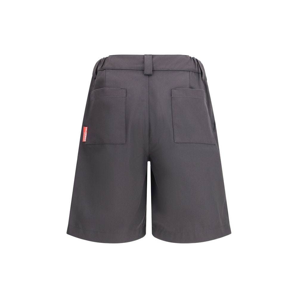 GR10K Gray Cotton Bermuda Shorts