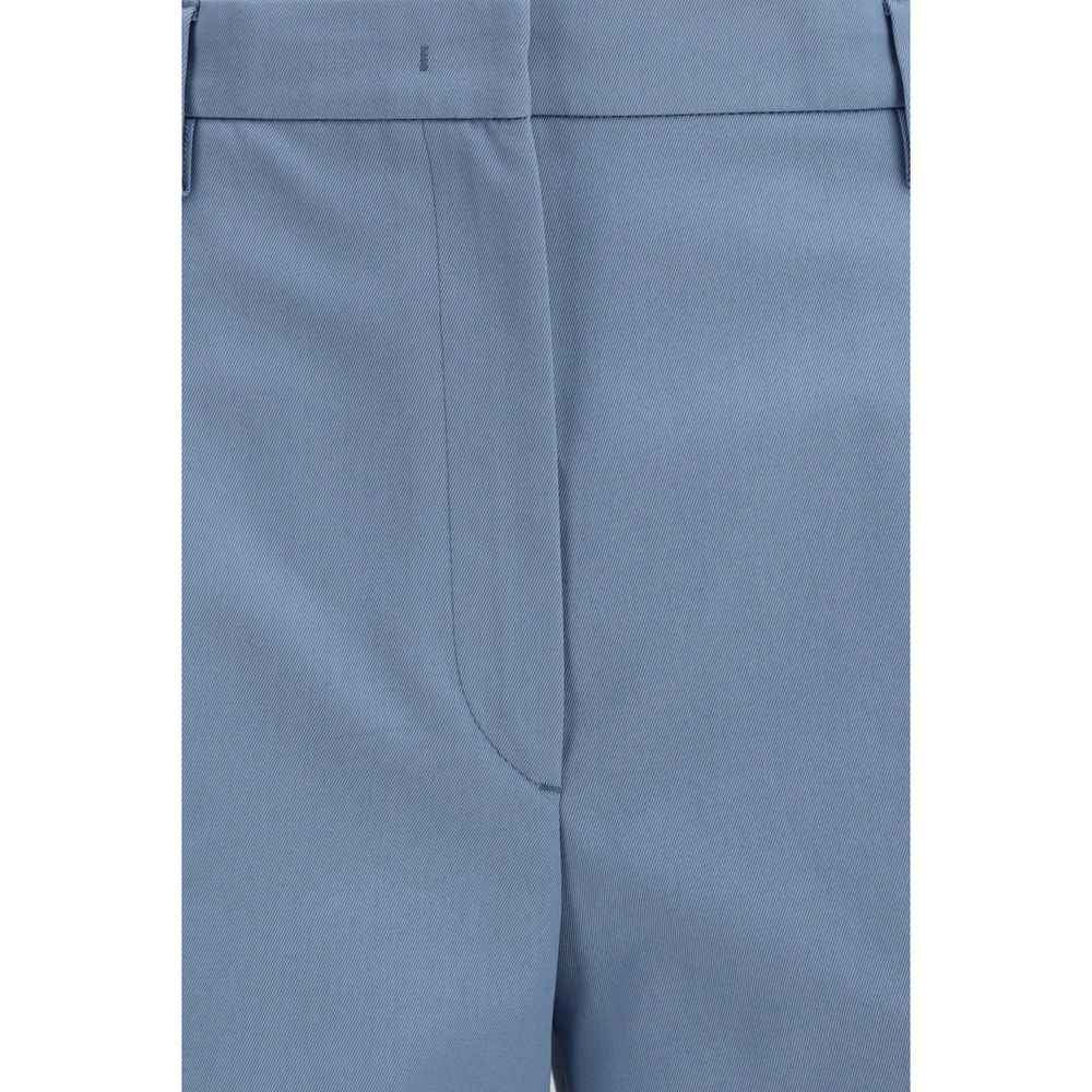 Prada Blue Cotton Chino Pants
