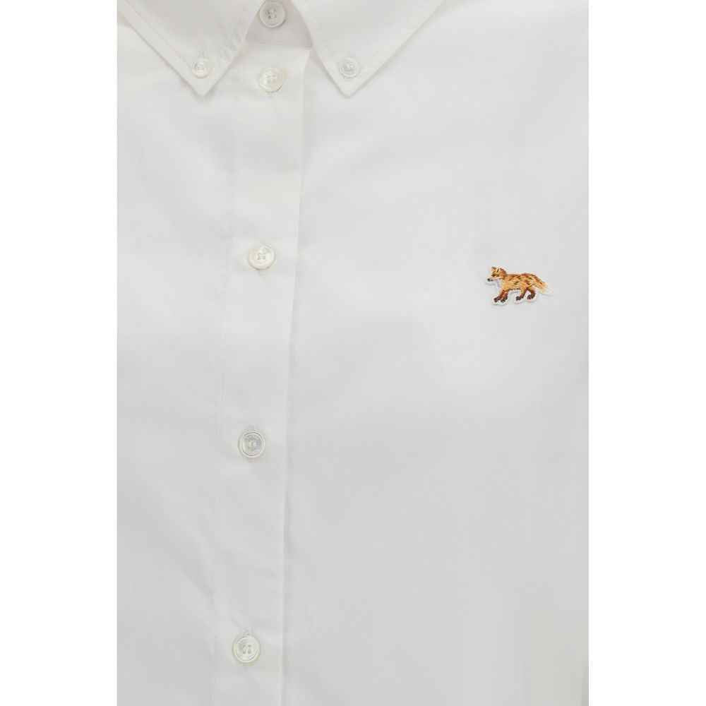 Maison Kitsuné White Cotton Blouse