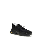 ROA Black Polyester Athletic Sneakers