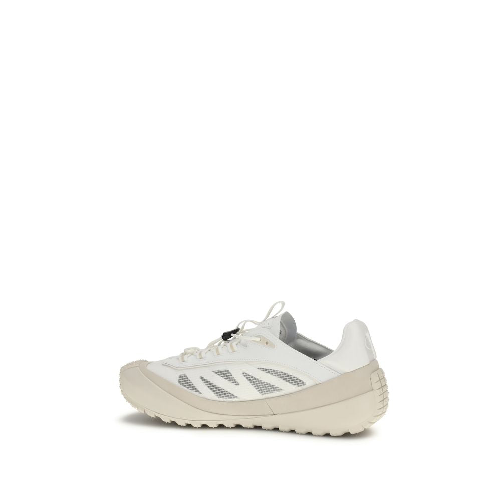 Moncler White Polyamide Athletic Sneakers