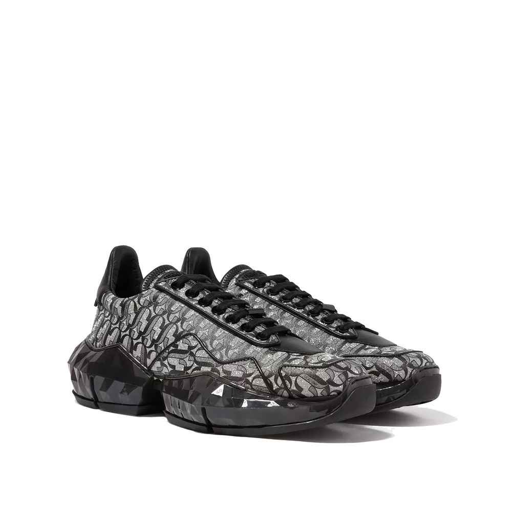 Jimmy Choo Black Calfskin Sneakers