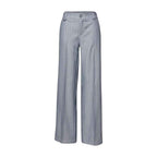 Street One Blue Polyester Casual Pants