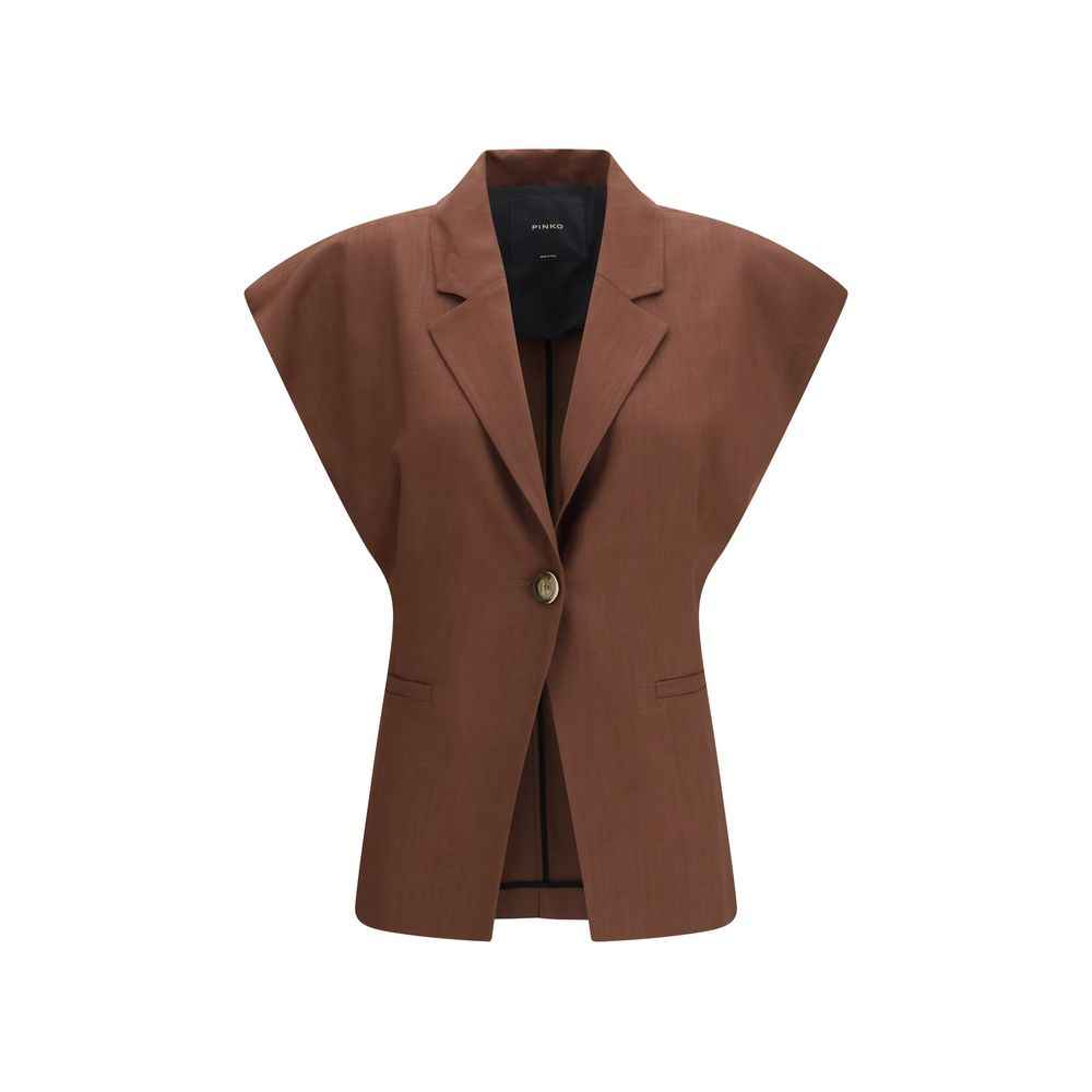 PINKO Brown Viscose Jacket