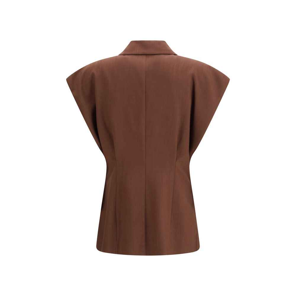 PINKO Brown Viscose Jacket