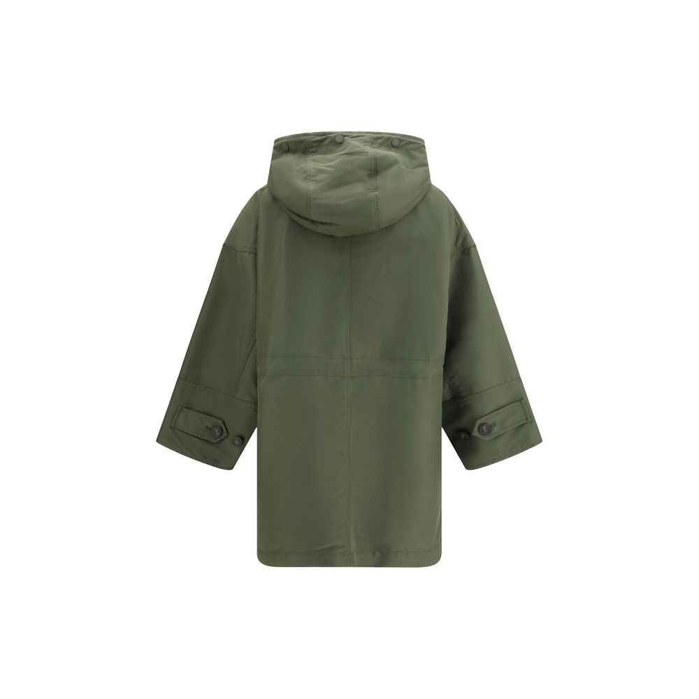 Max Mara Bicolor Cotton Trench Coat