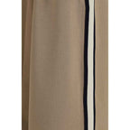 Max Mara Beige Cotton Casual Pants