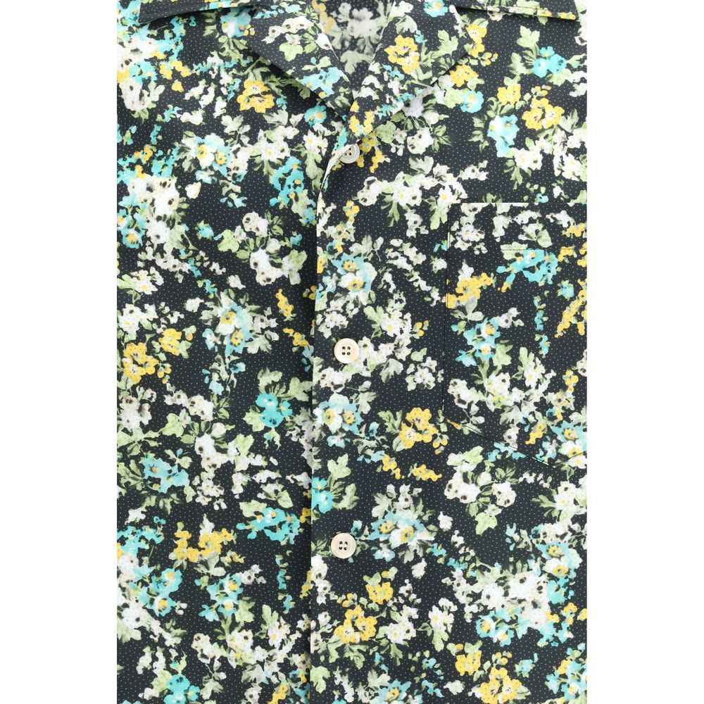 Valentino Multicolor Cotton Pattern Shirt