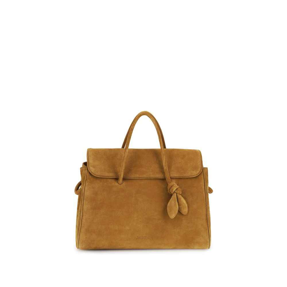 Jacquemus Beige Calf Leather Bos Taurus Handbag