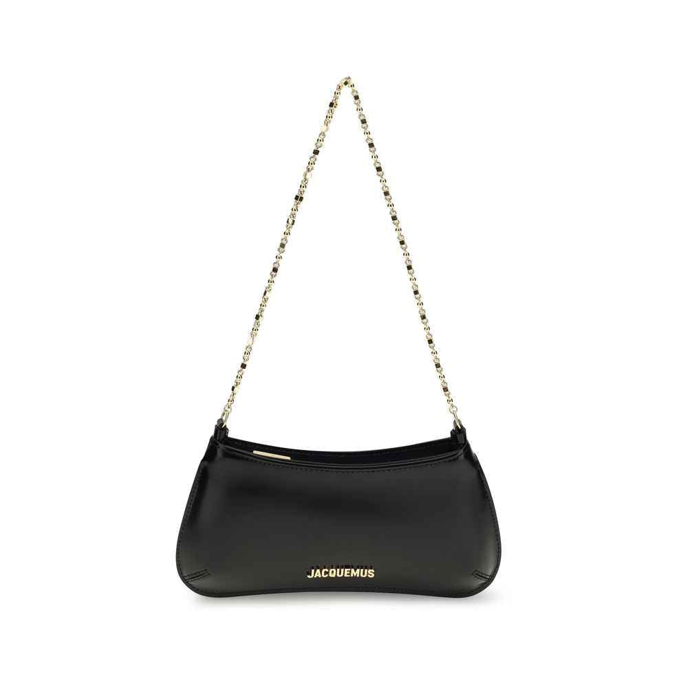Jacquemus Black Calf Leather Bos Taurus Shoulder Bag