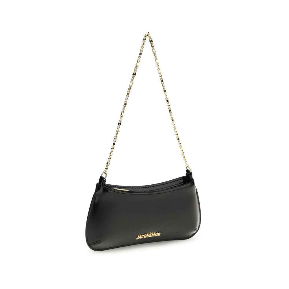 Jacquemus Black Calf Leather Bos Taurus Shoulder Bag