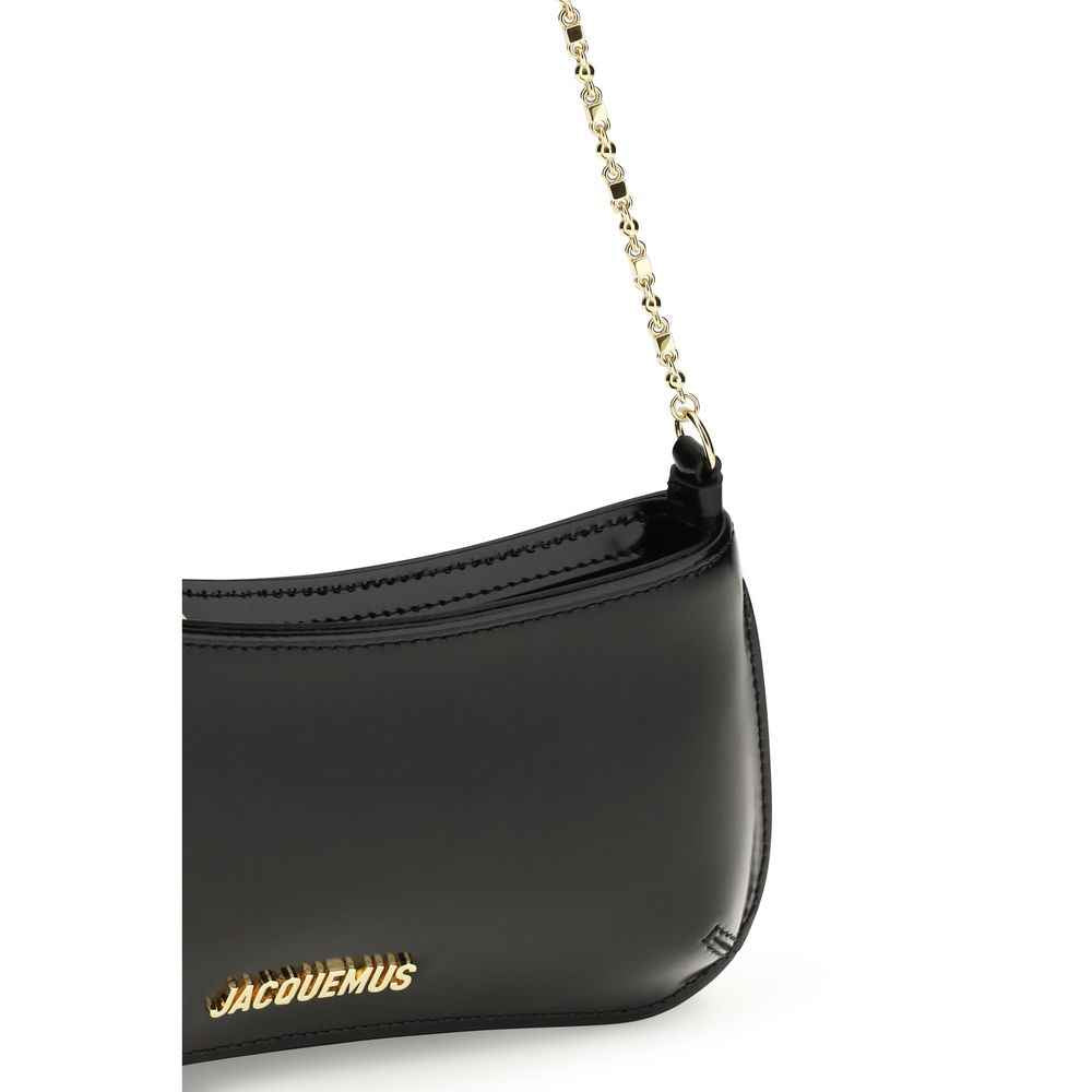 Jacquemus Black Calf Leather Bos Taurus Shoulder Bag